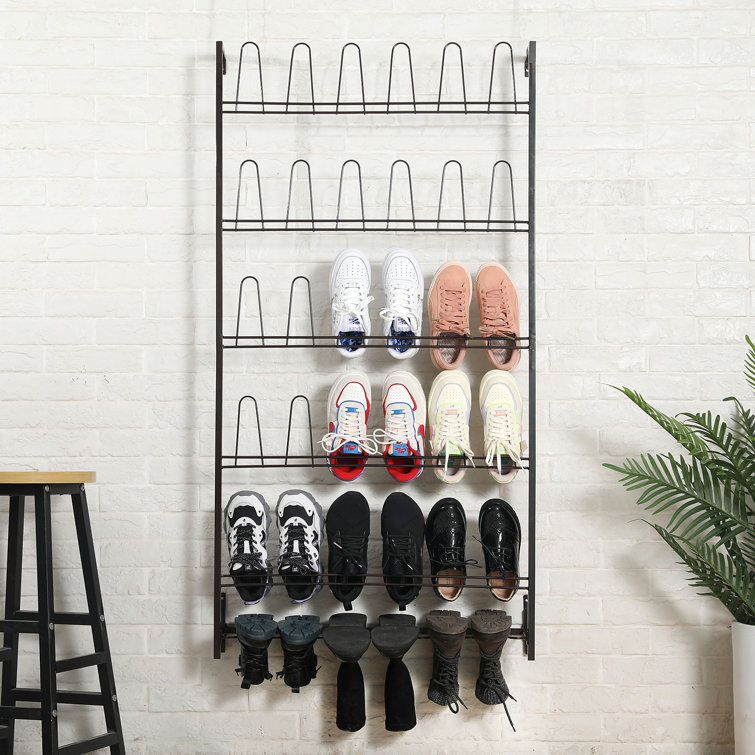 Wall mount 2025 shoe stand